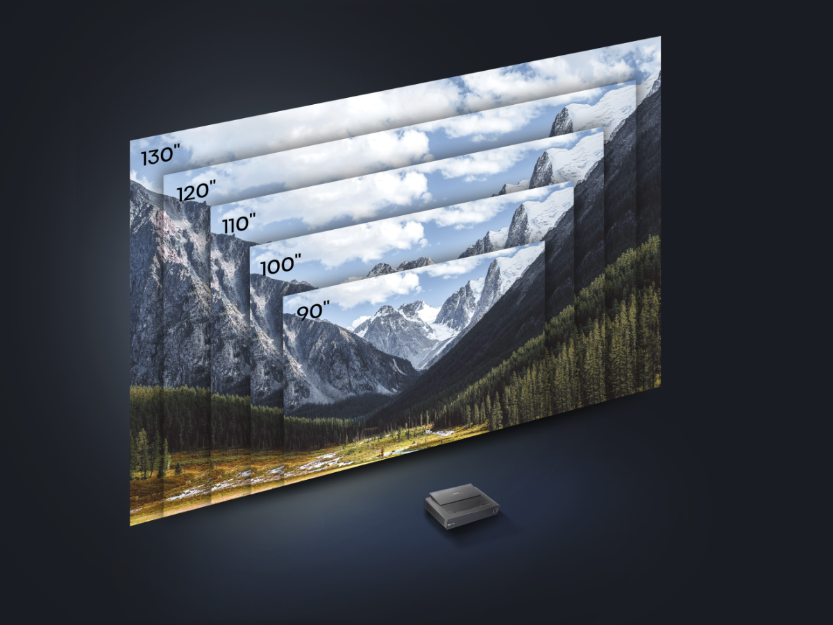 90''-130'' Wielkość obrazu